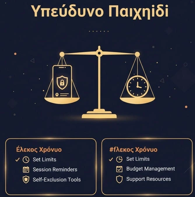 Υπεύθυνο παιχνίδι - Έλεγχος χρόνου και ασφαλείς πρακτικές στα φρουτάκια