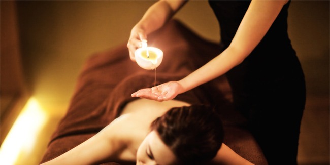 Candle massage